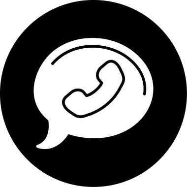 Çağrı merkezi ikon vektör illüstrasyonu