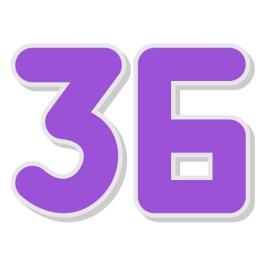 üç numaralı işaret tasarımı