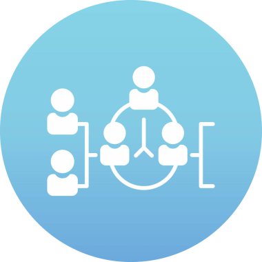 İş ikonu. vektör illüstrasyonu.