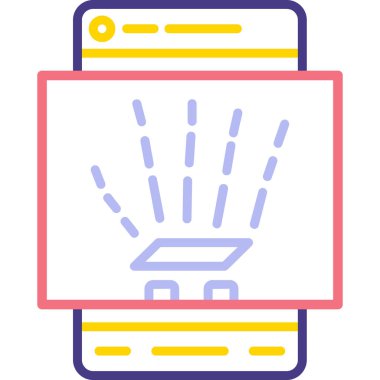 Web tasarım simgesi, vektör illüstrasyonu