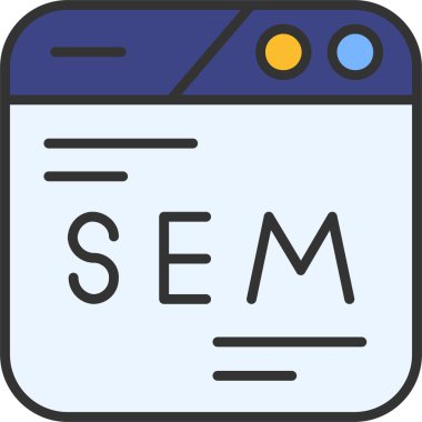 Web tasarım vektör renk çizgisi simgesi