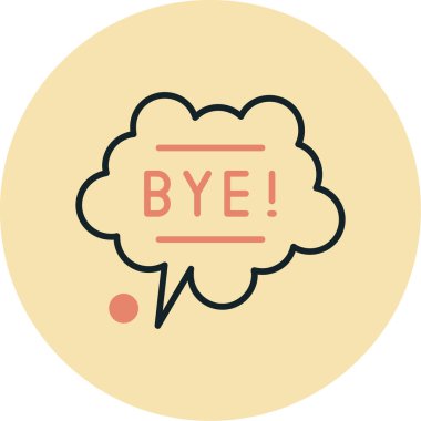 konuşma balonu, kelime, simge, vektör illüstrasyonu