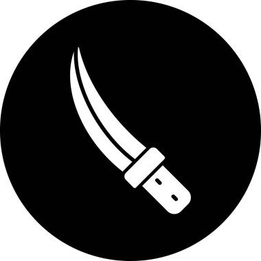 bıçak simgesi vektör illüstrasyonu