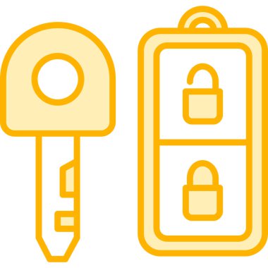lock key icon vector illustration