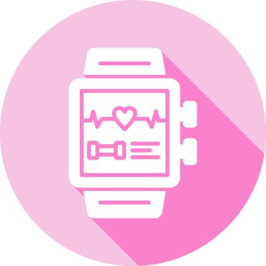 vector illustration of modern smart watch icon