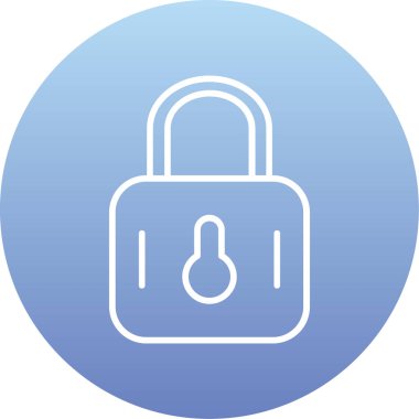 ikon vektör illüstrasyonunu kilitle