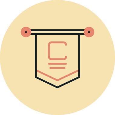 Modern b 'nin vektör illüstrasyonu eksik simgesi