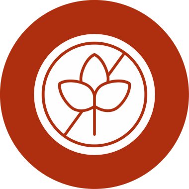 çiçek simgesi vektör illüstrasyonu