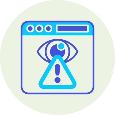 Ağ simgesi. Basit resimleme