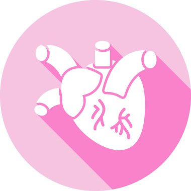 Kanser. Web simgesi basit illüstrasyon