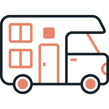 Kamyon. Web simgesi basit illüstrasyon