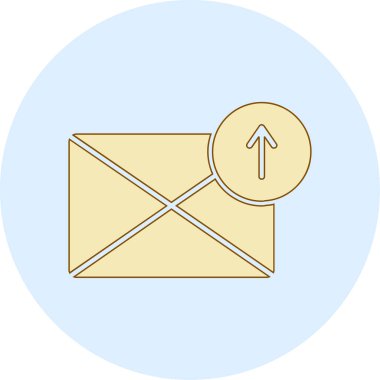 zarf simgesi vektör illüstrasyonu