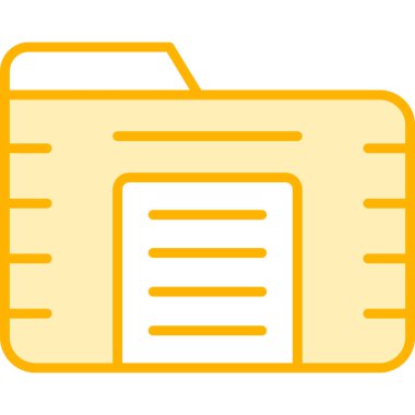 belge dosya simgesi doldurulmuş özet biçimi