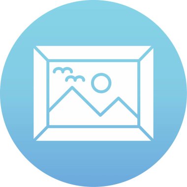 Modern bir simgenin vektör illüstrasyonu