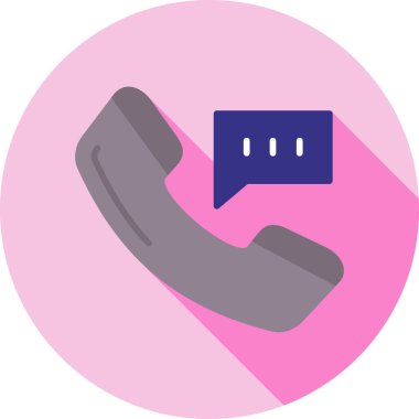 çağrı simgesi, vektör illüstrasyonu