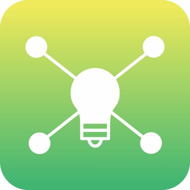 Benzersiz vektör çizgisi uygulama çizgisi simgesi