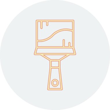 Modern simgenin vektör illüstrasyonu