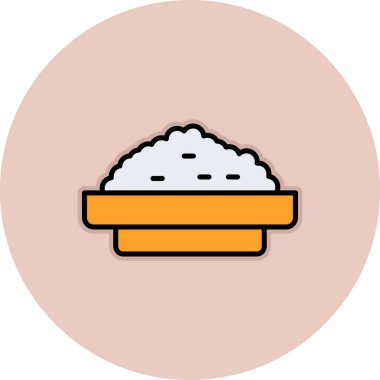 Suşi. Web simgesi basit illüstrasyon