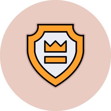 kalkan vektör illüstrasyonu