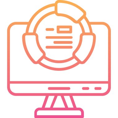 seo modern simgesinin vektör illüstrasyonu