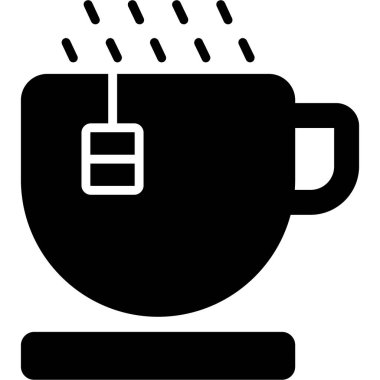 Çay ikonu sert bir şekilde içilir.