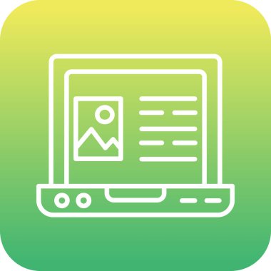 Vektör belgesi Simge illüstrasyonu