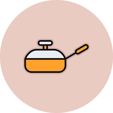 Kişisel ve ticari kullanım için pan vektör simgesi simgesi vektör çizimi..