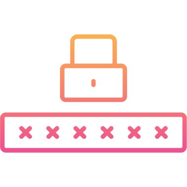 kilit simgesi, vektör illüstrasyonu