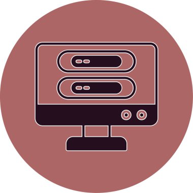 seo modern simgesinin vektör illüstrasyonu