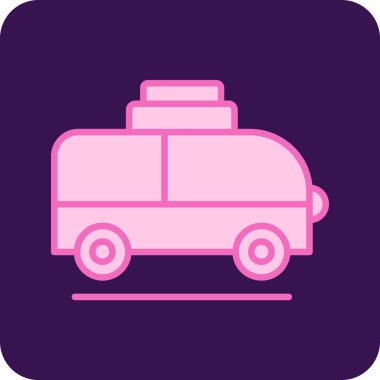 - Araba. Web simgesi basit illüstrasyon