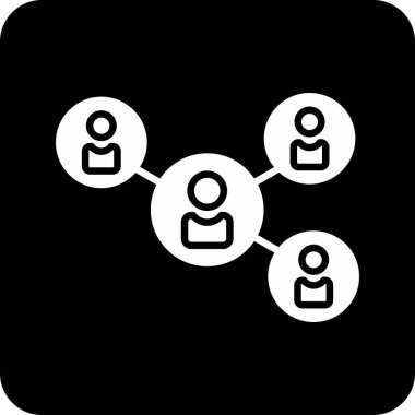 kabartma biçiminde ağ bağlantısı simgesi