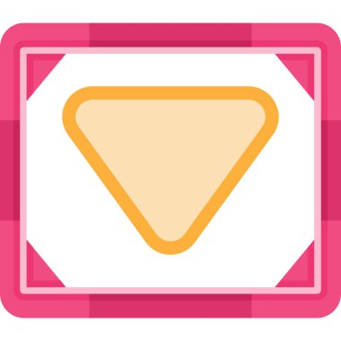 Elmas simgesinin vektör illüstrasyonu