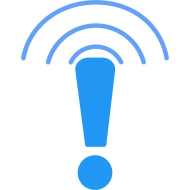 Wi-Fi sinyal vektörü. resimleme tasarımı