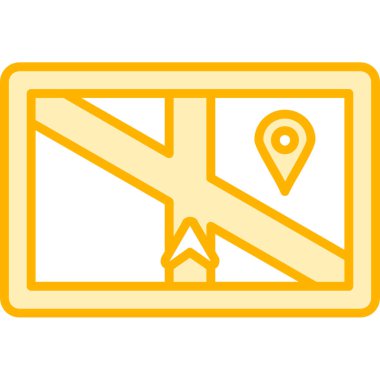 konum simgesi vektör illüstrasyonu