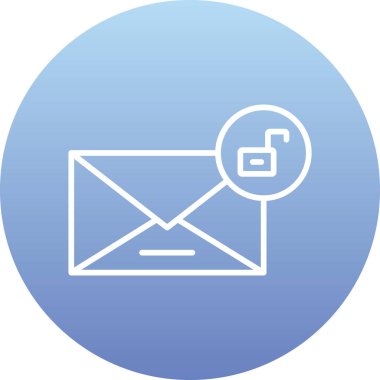 ileti ikonu vektör illüstrasyonu