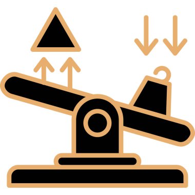 Uçak uçuş ikonu. düz resimleme