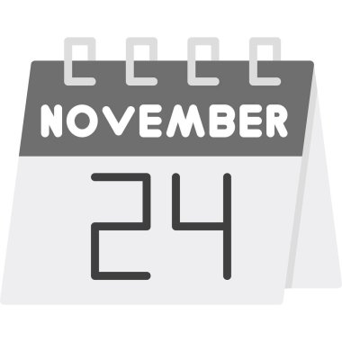 Kasım 31 - gün simgesi - vektör illüstrasyonu