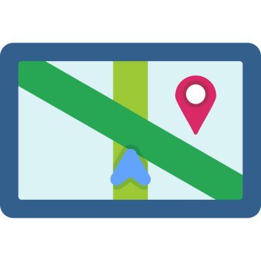 konum simgesi vektör illüstrasyonuName