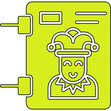 Çizgi film sevimli robot simgesinin vektör çizimi