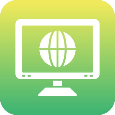 Benzersiz küresel vektör simgesi