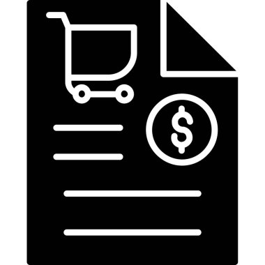 Dolar vektör sembolü düz simge