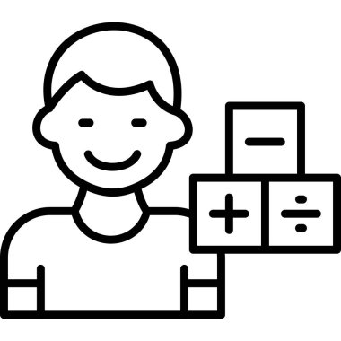 Hastane doktoru hasta ikonu