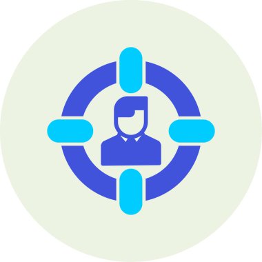 Modern ikon güvenlik eksikliğinin vektör illüstrasyonu