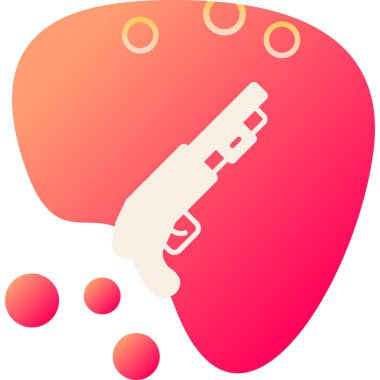 Karaciğer simgesi, vektör illüstrasyonu