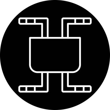 Kamera. Web simgesi basit illüstrasyon