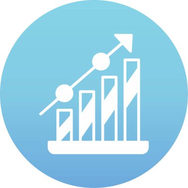 grafik ikonu vektör illüstrasyonu