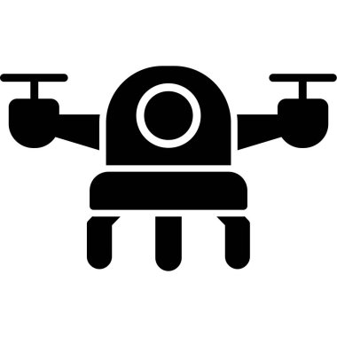 akıllı robot simgesi, vektör illüstrasyonu