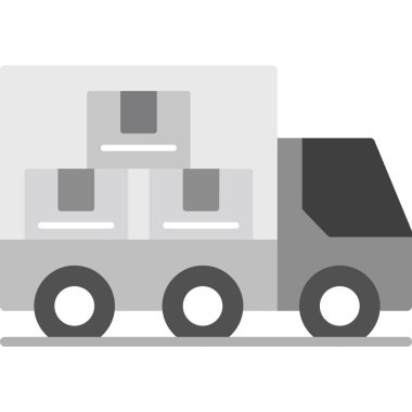 kargo kamyonu simgesi yükleme - taslak biçimi