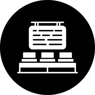 Gıda simgesinin vektör illüstrasyonu