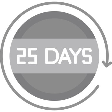 24 saat gün simgesi